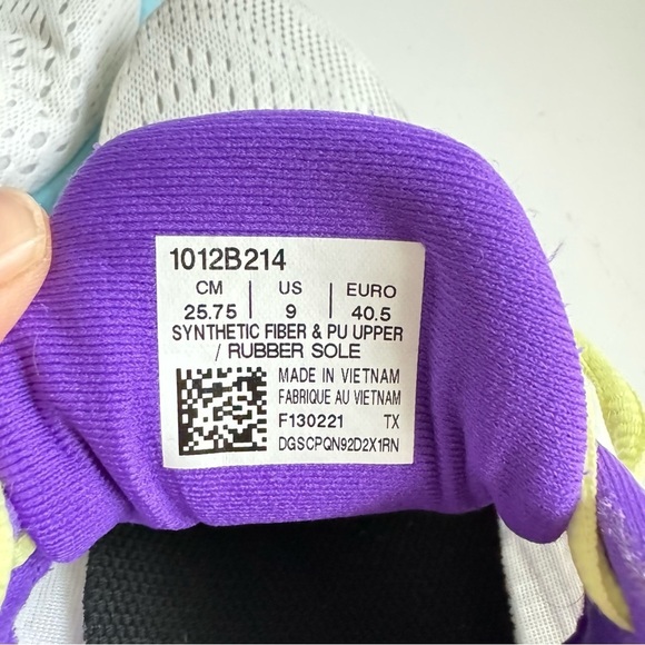 ASICS Gel Excite 8 Running Shoes White Purple Pastel Athletic Sneakers Womens 9 - Picture 6 of 7